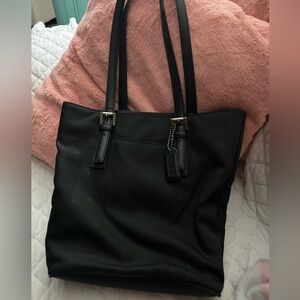Coach Elegant Black Tote Bag Vintage